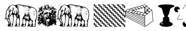 Eye Am Confused Optical Illusions font preview